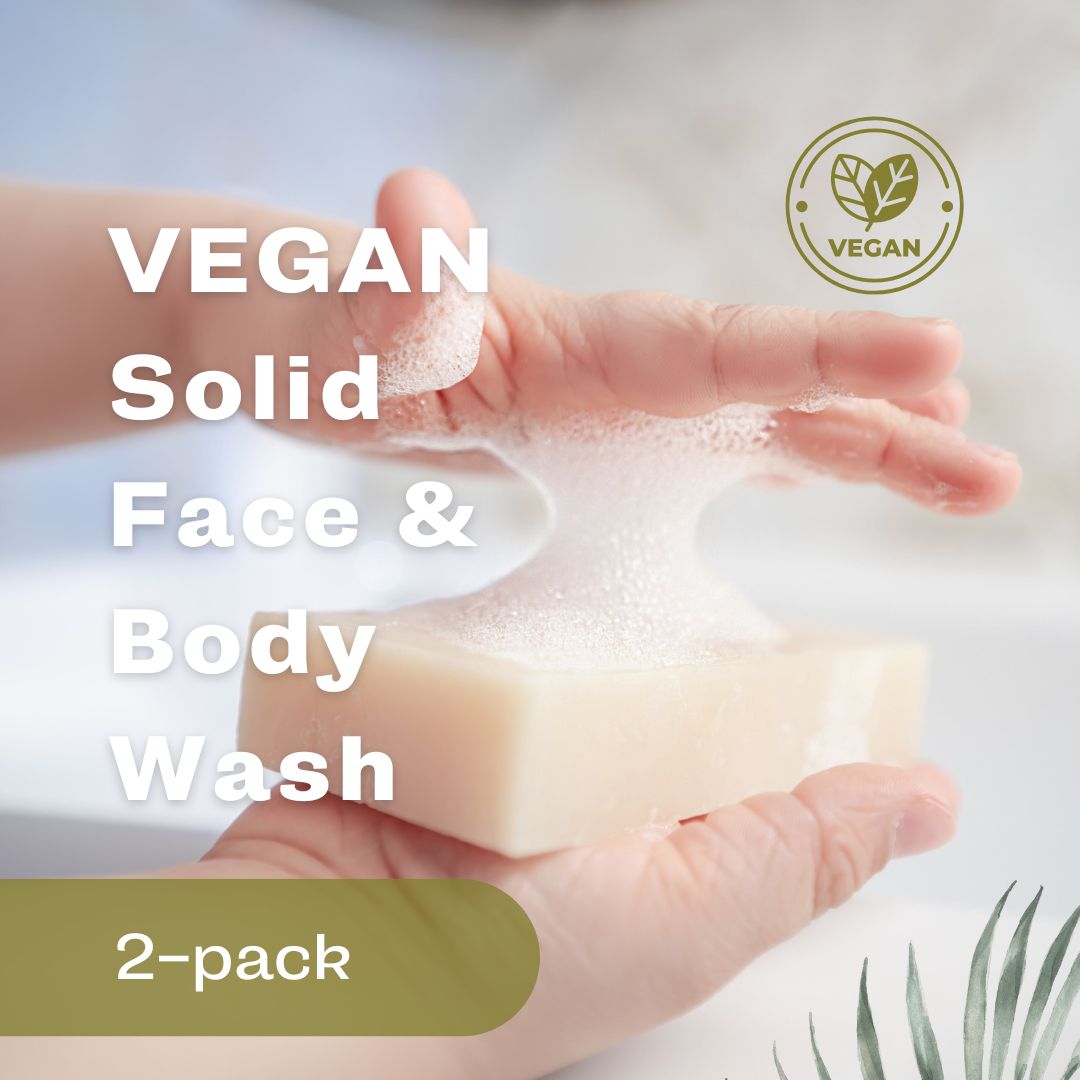 Vegan Solid Face & Body Wash (2 pack) image 0
