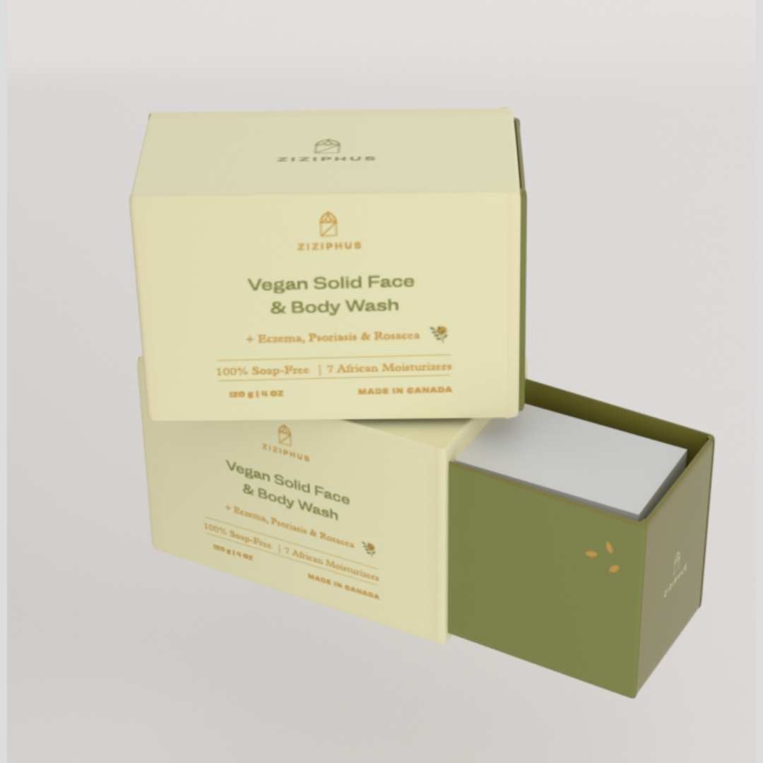 Vegan Solid Face & Body Wash (2 pack) image 5